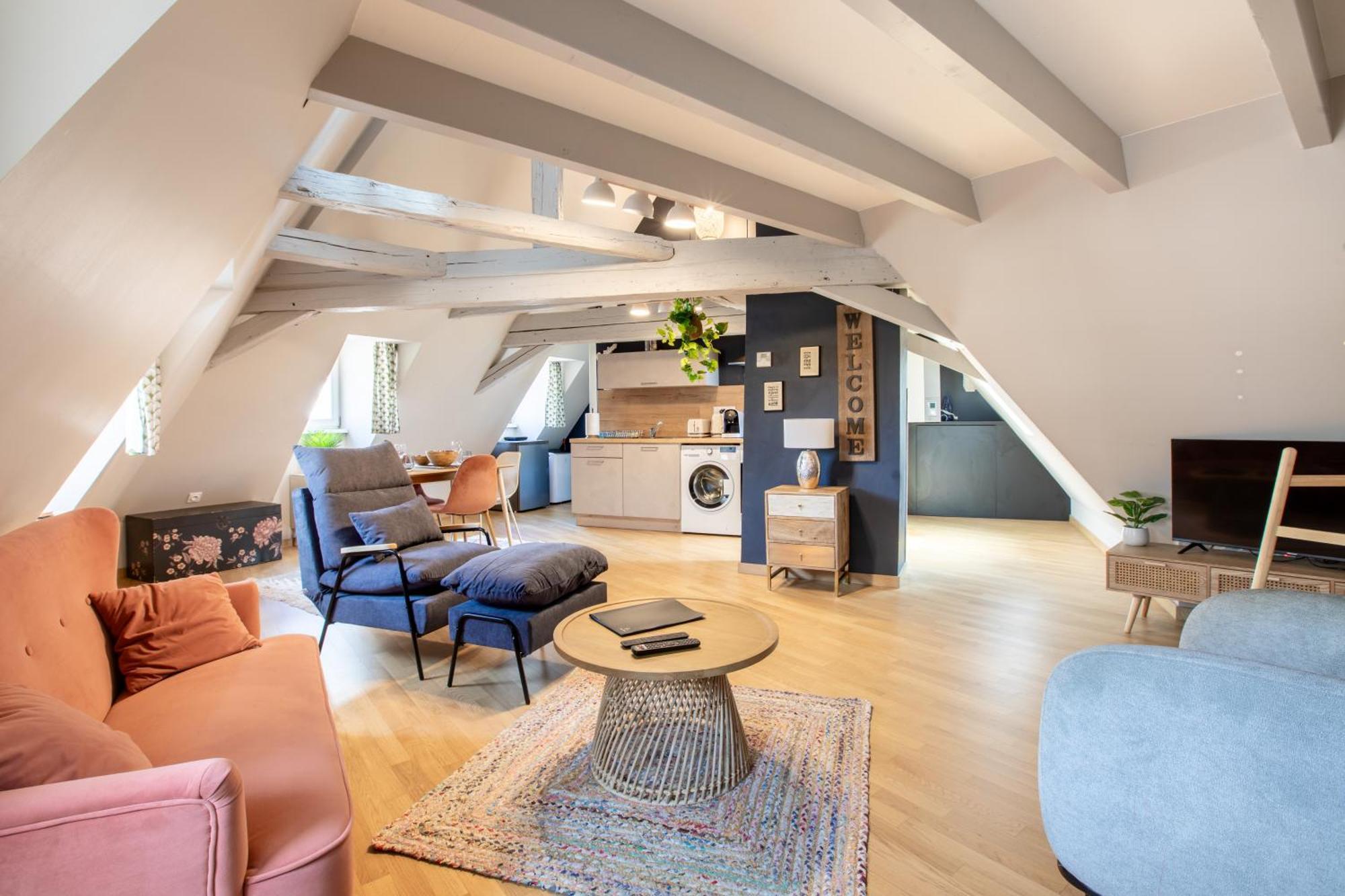 Appartamento Duplex Atypique Au Coeur De Mulhouse Esterno foto